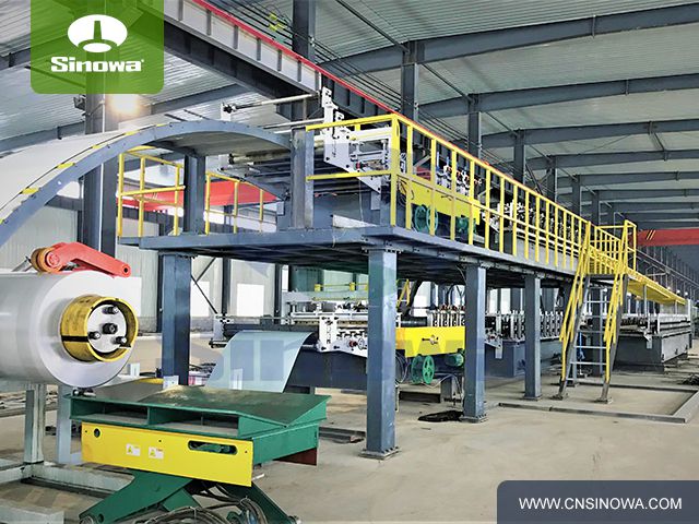 pu sandwich panel line